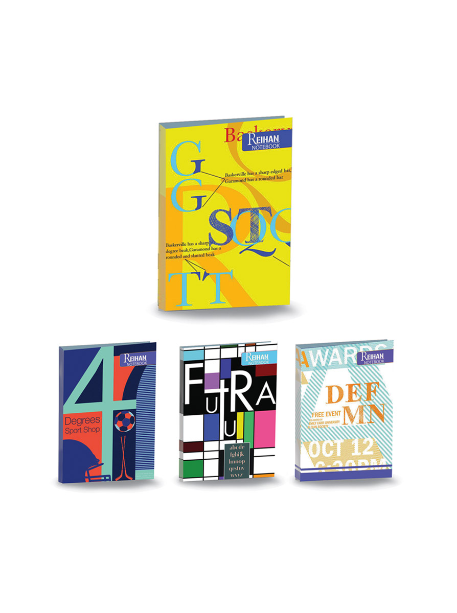 دفتر زبان دو خط، دفتر انگلیسی (50 برگ)