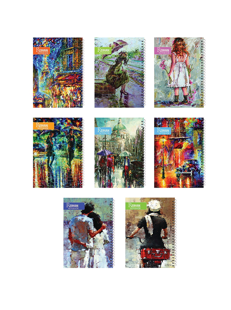 دفتر دانشجویی طرح هنری – فنرتک (100 برگ)