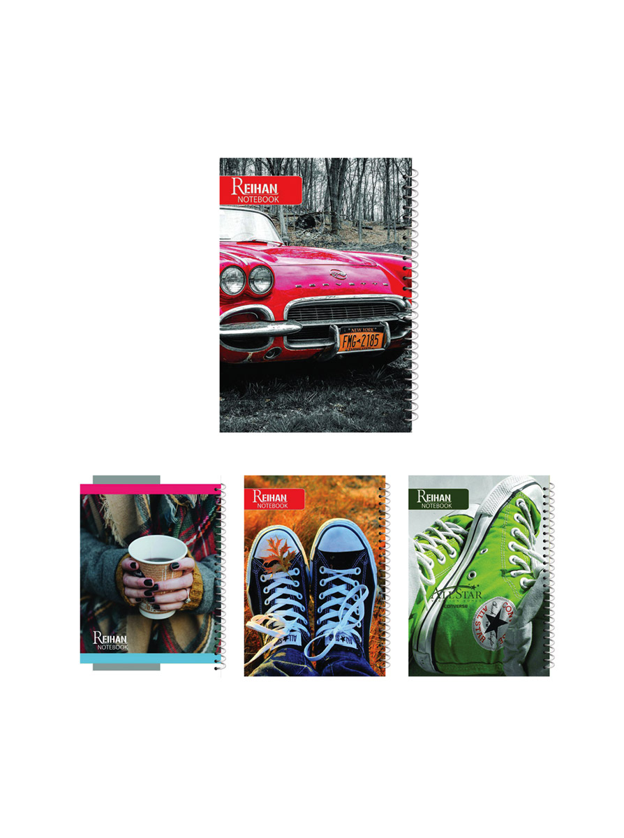 دفتر تحریر دانشجویی طرح اسپرت – فنرتک (50 برگ)