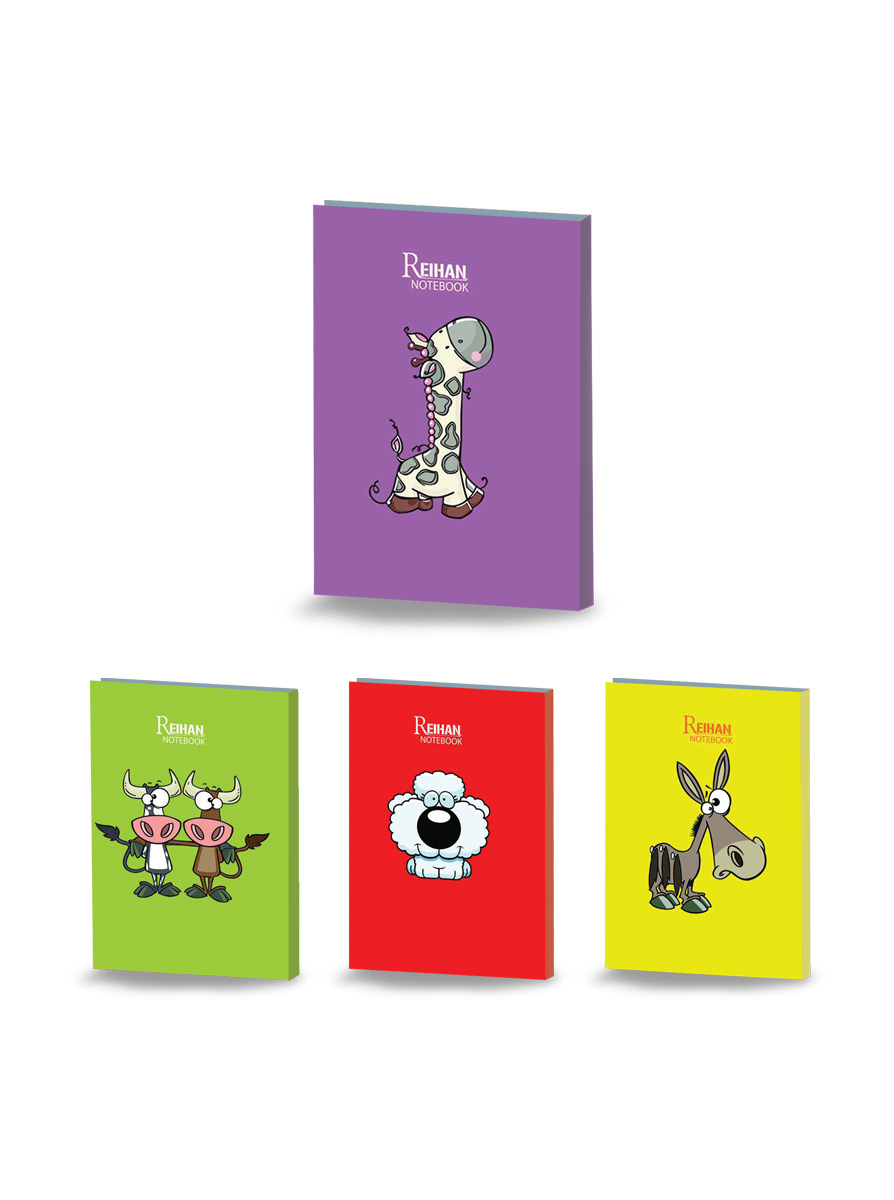 فروش عمده دفتر مشق فانتزی شخصیت سازی (80 برگ)