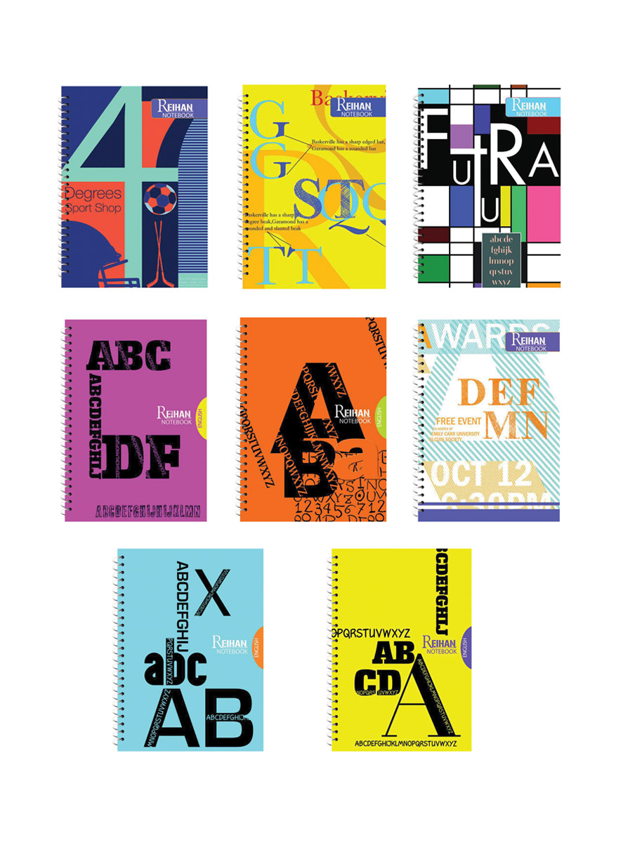 دفتر زبان انگلیسی، دفتر دو خط – فنرتک (50 برگ)