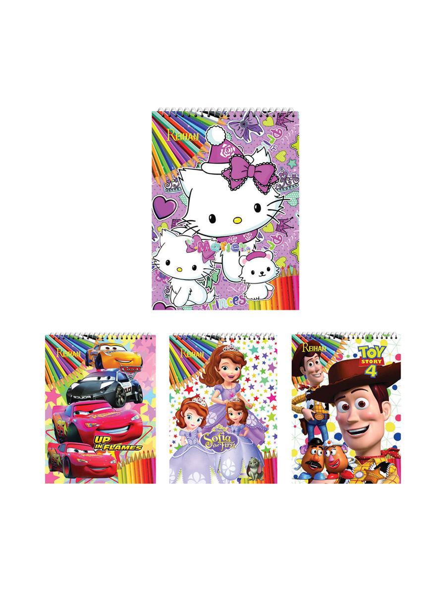 دفتر نقاشی رحلی سیمی (32 برگ)