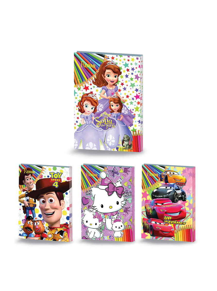 دفتر رحلی نقاشی ته چسب (50 برگ)