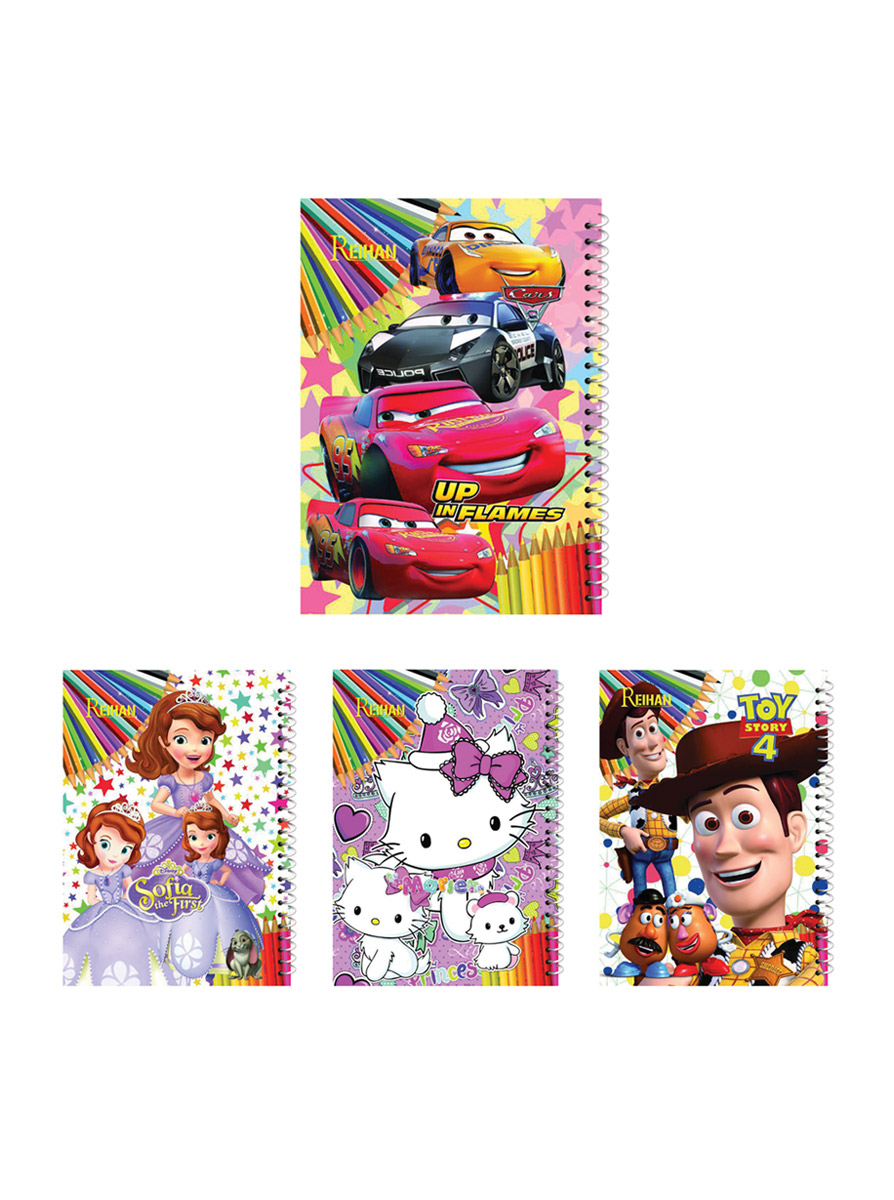 دفتر نقاشی فانتزی رحلی – فنرتک (50 برگ)