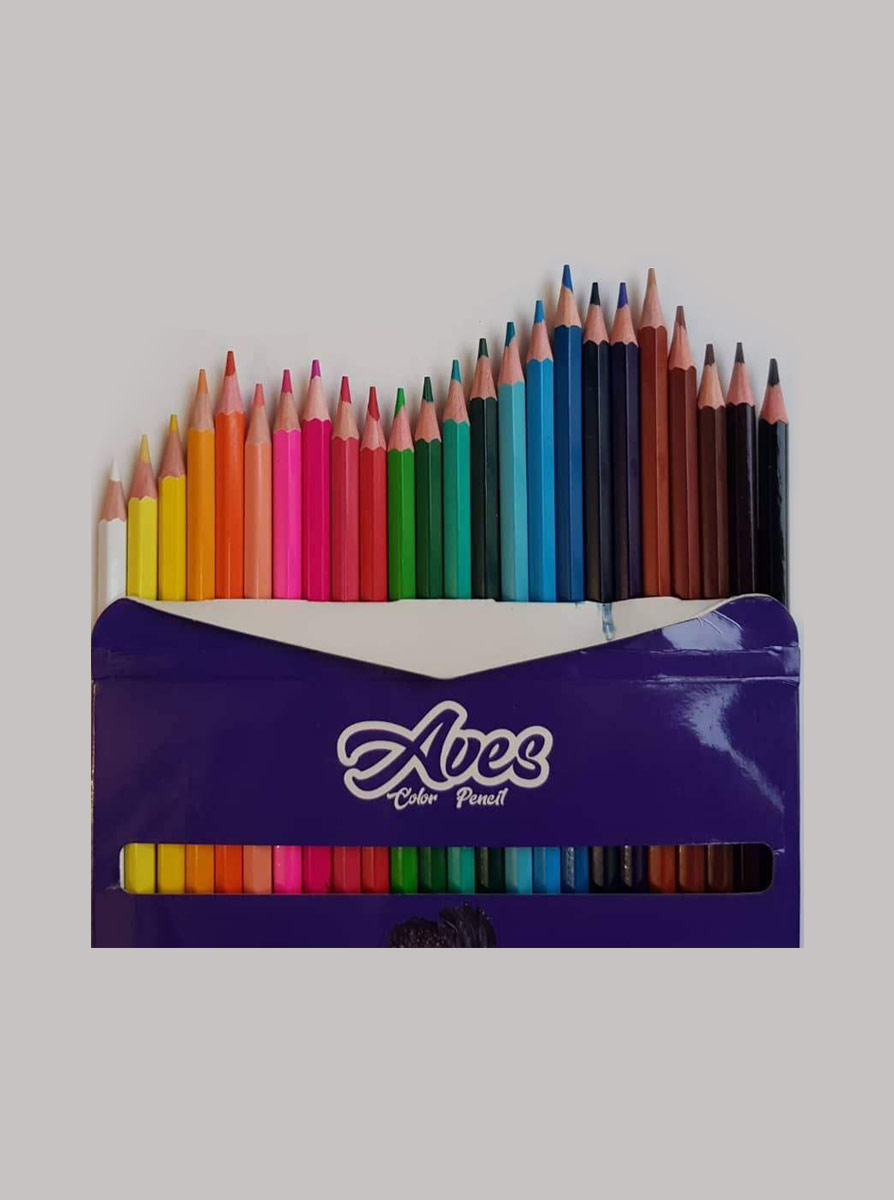 مداد رنگی 24 رنگ اویز (Aves)