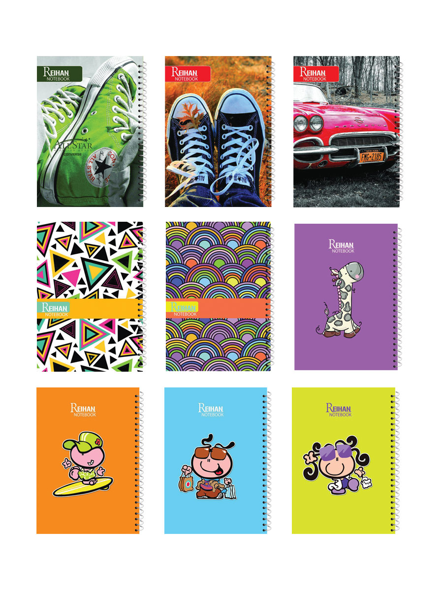 پخش عمده دفتر کلاسیک اسپرت سیمی (80 برگ)