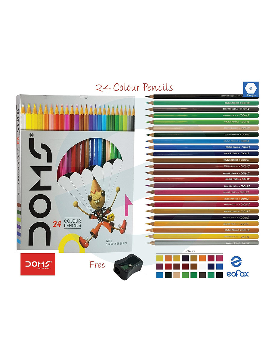 مداد رنگی 24 رنگ دامس (Doms)