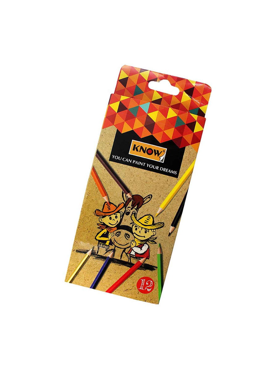 مداد رنگی 12 رنگ کنو (Know)