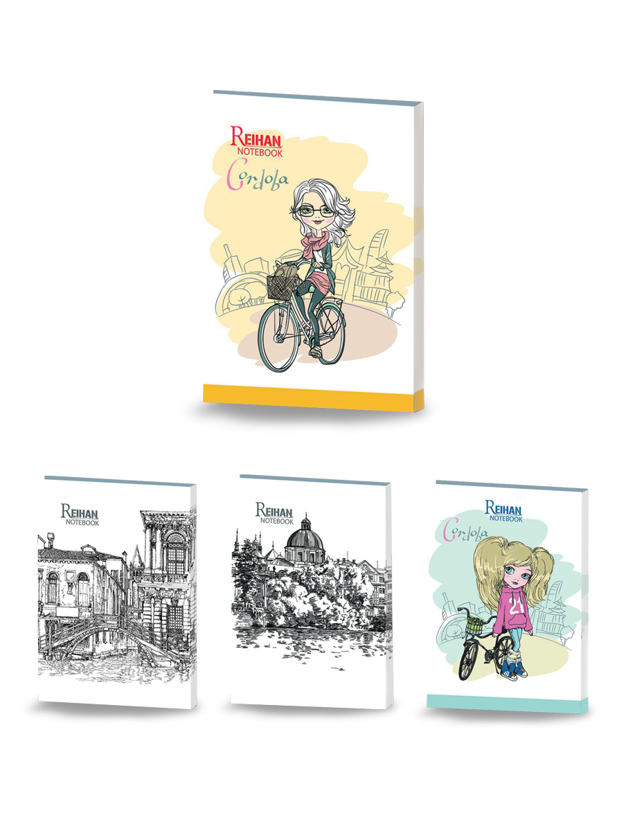 پخش عمده دفتر مشق کلاسیک زمینه سفید (80 برگ)