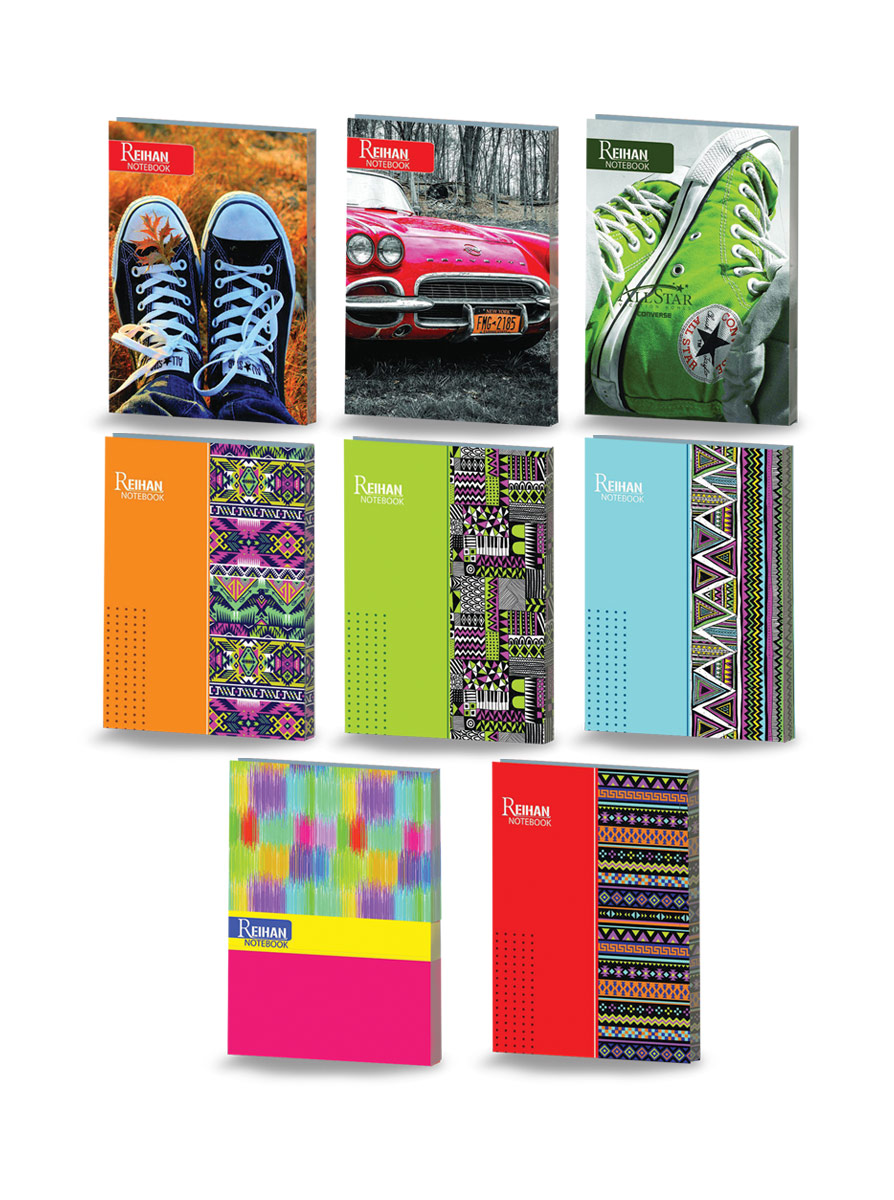 پخش عمده دفتر رنگی اسپرت (80 برگ)